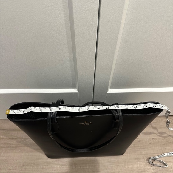 Kate Spade New York Black Leather Tote - Picture 12 of 14